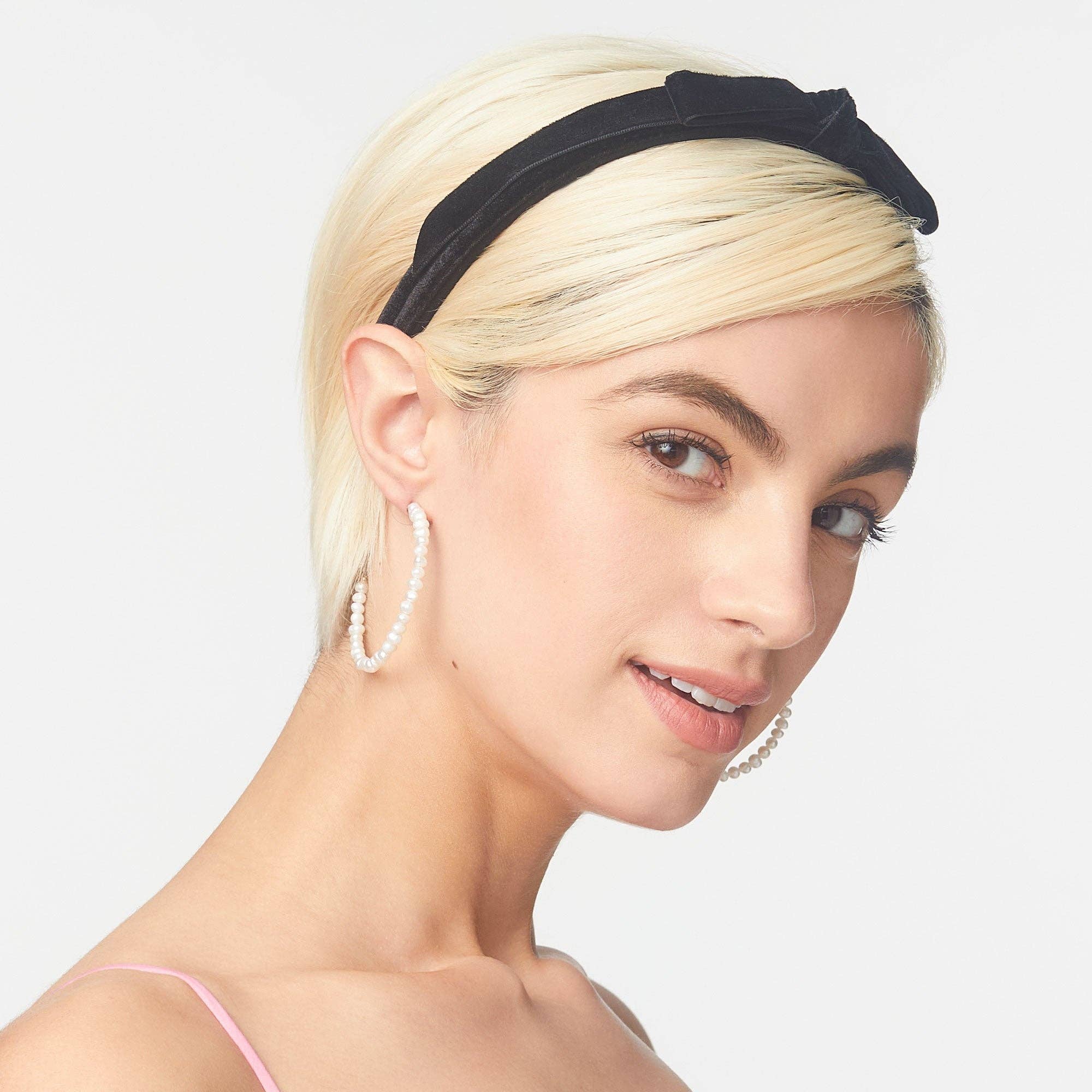 Lele Sadoughi - Wholesale Fashion Headband - Women's - Jet Bardot Ribbon Headband2