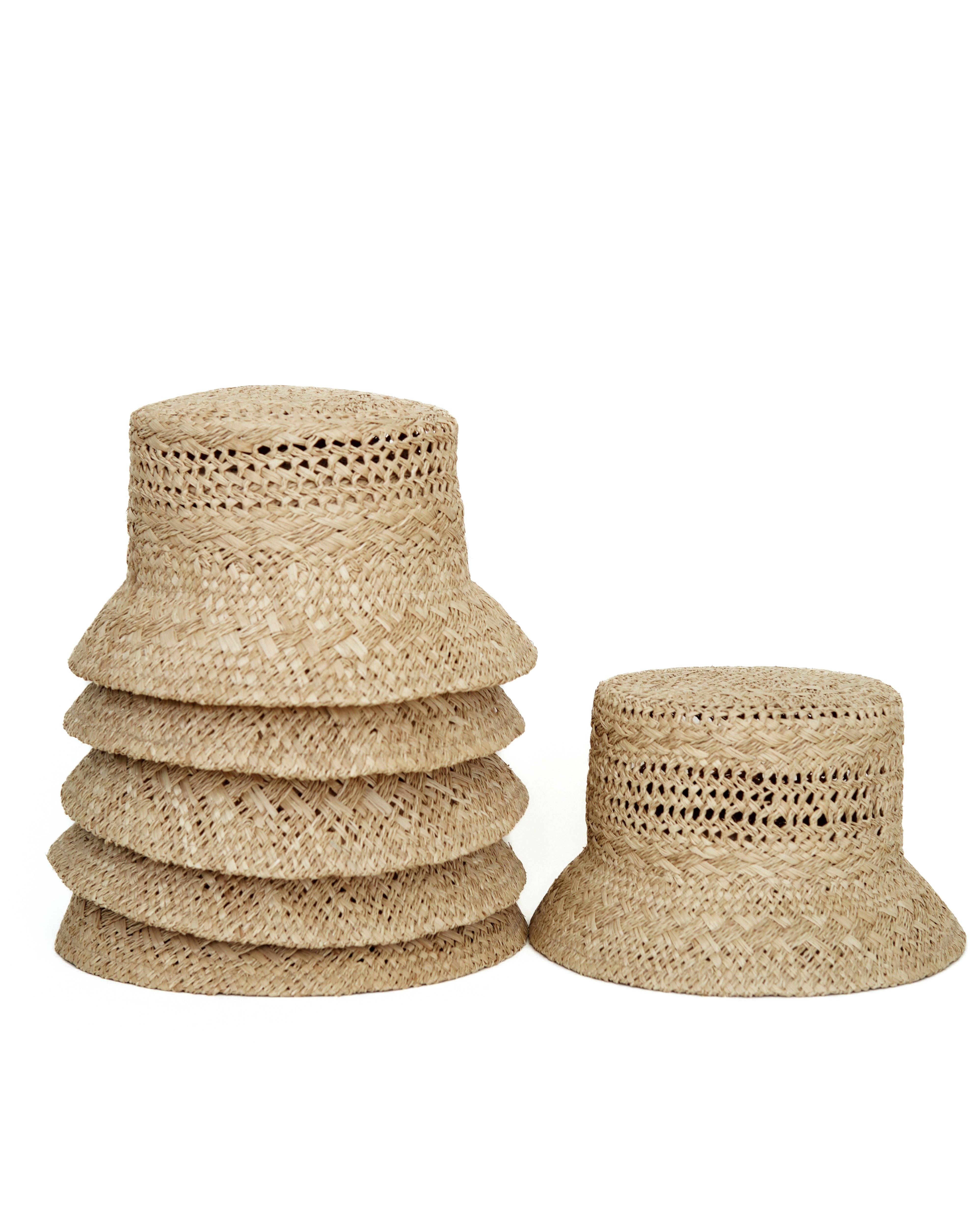 Augustine Hat Co. - Wholesale Straw Hat - Women's - Capri - Raffia Bucket Hat0