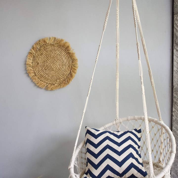 Joglo living - Wholesale Hammock - Round macrame hammock swing chair4