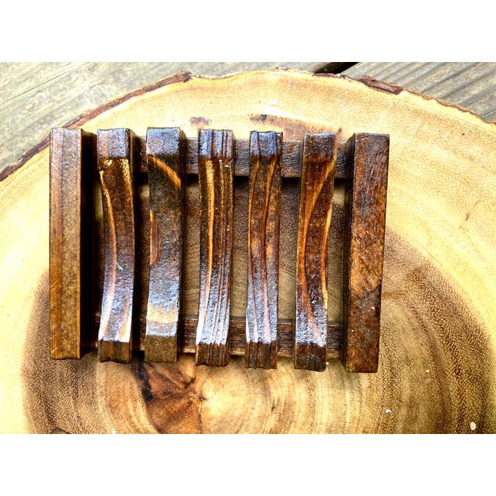 Wood Soap Dish for wholesale by THE RIVER GOAT
