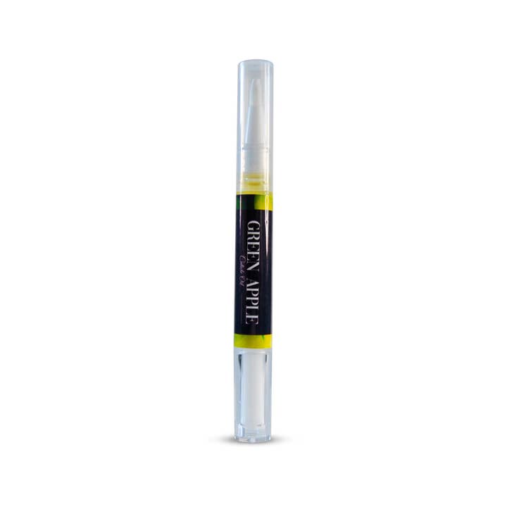 Green Apple Scented 3ml Cuticle Oil Pen for wholesale by Blabz Beauty Bar
