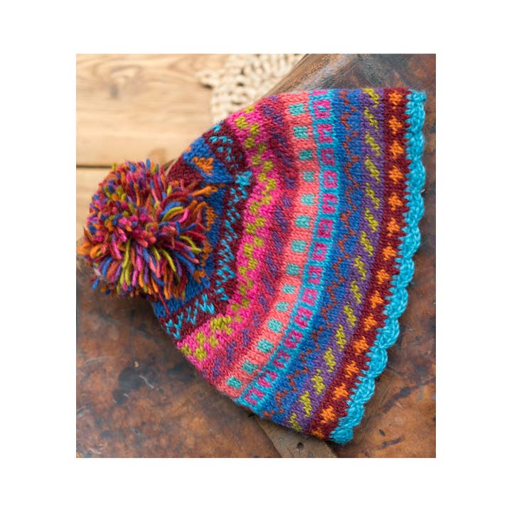 Namaste - Wholesale Beanie - Women's - Crochet Trim Zara Bobble Hat