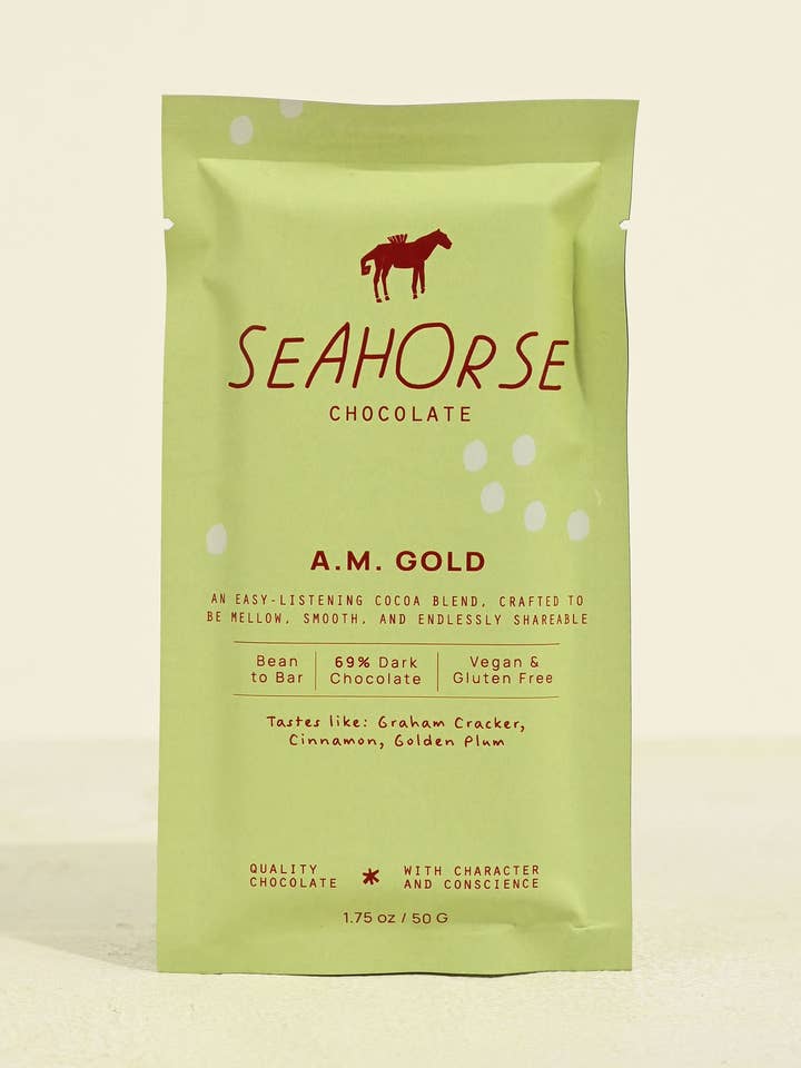 A.M. Or pour la vente par Seahorse Chocolate