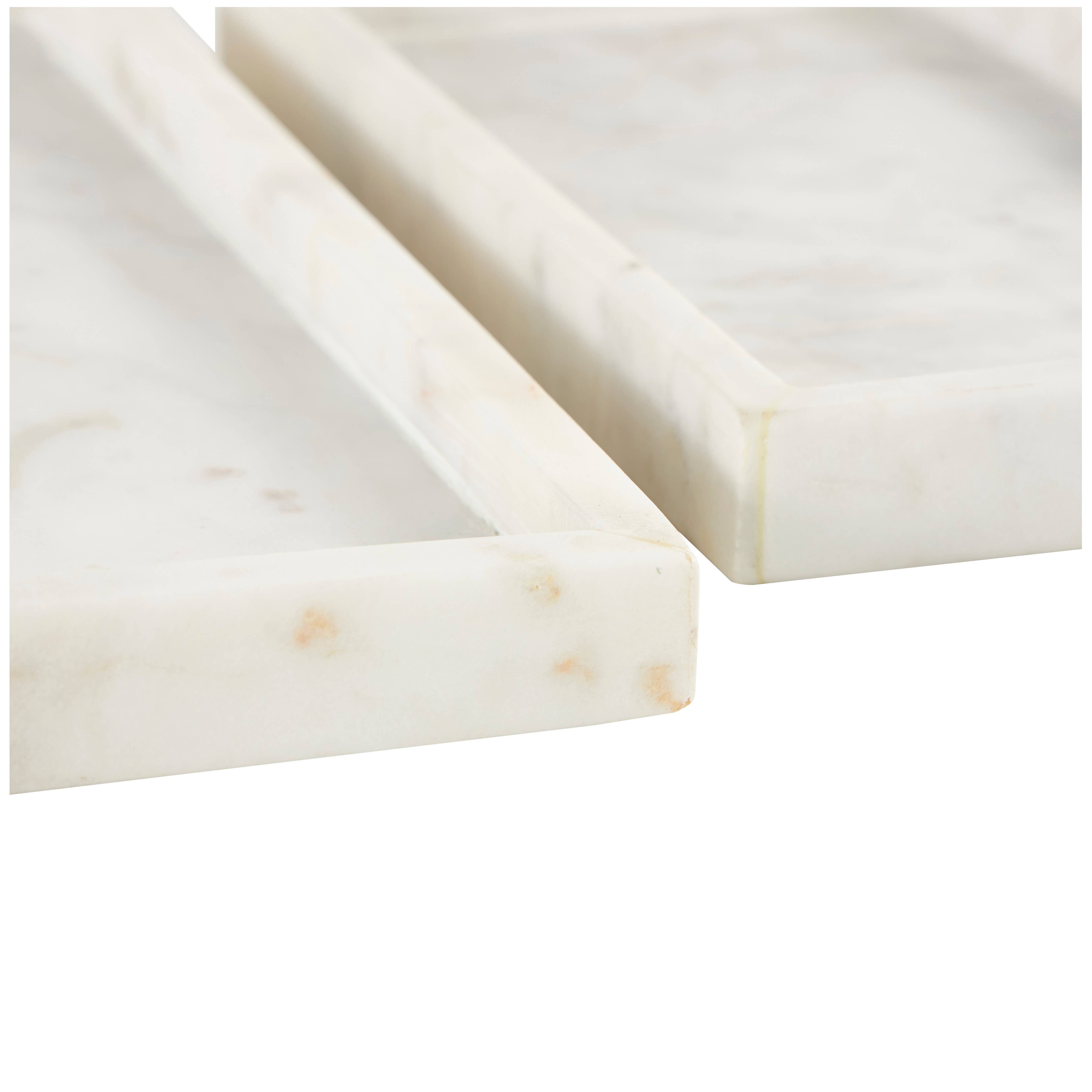 Deco Marché - Wholesale Decorative Tray - Modern White Marble Tray Set14