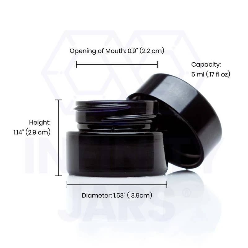 Infinity Jars - Wholesale Jar - 5 ml Classic Screw Top Jar2