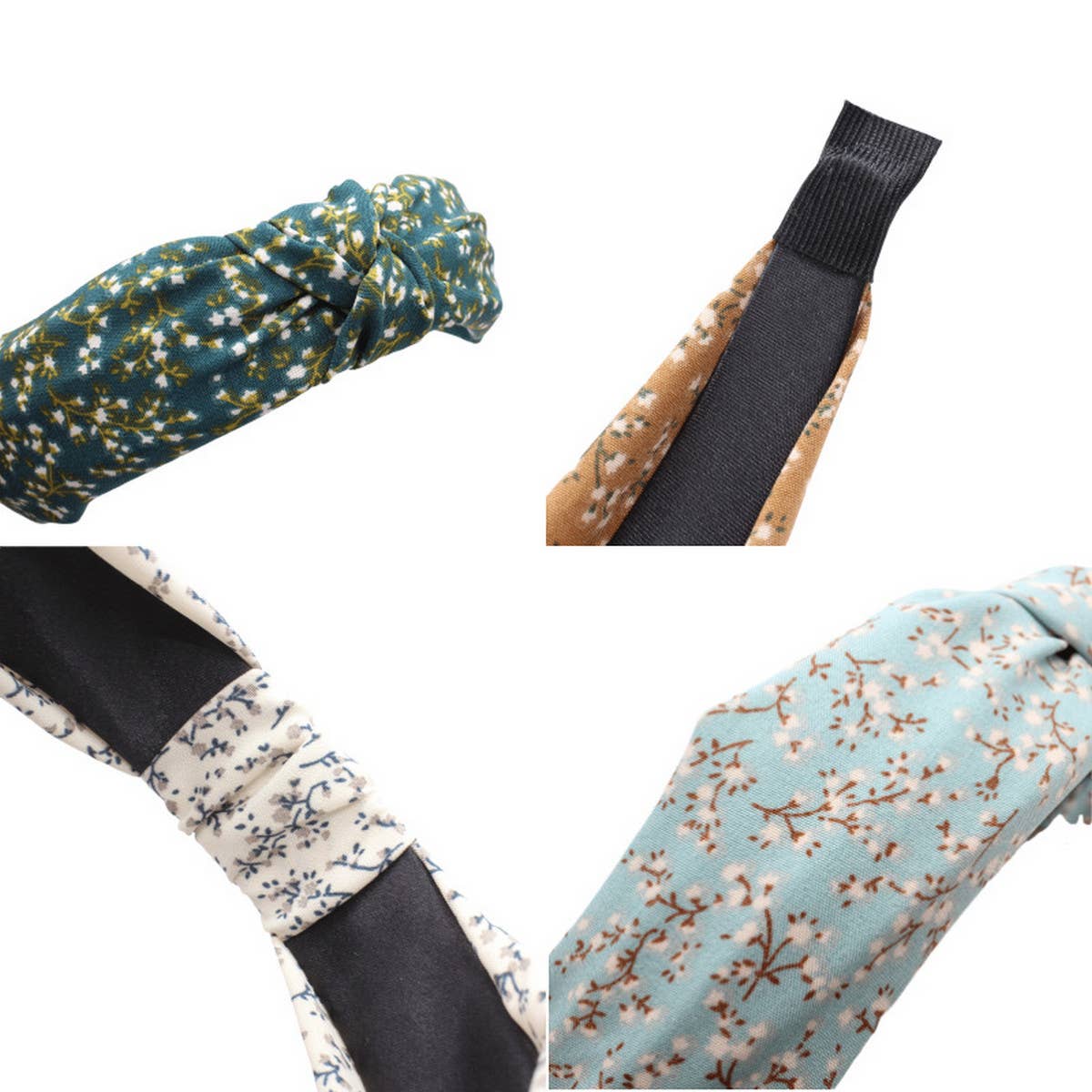 ACCITY - Wholesale Fashion Headband - Women's - SIMPLE PRINT NEW CROSS KNOT HEADBAND_CWAHA16717