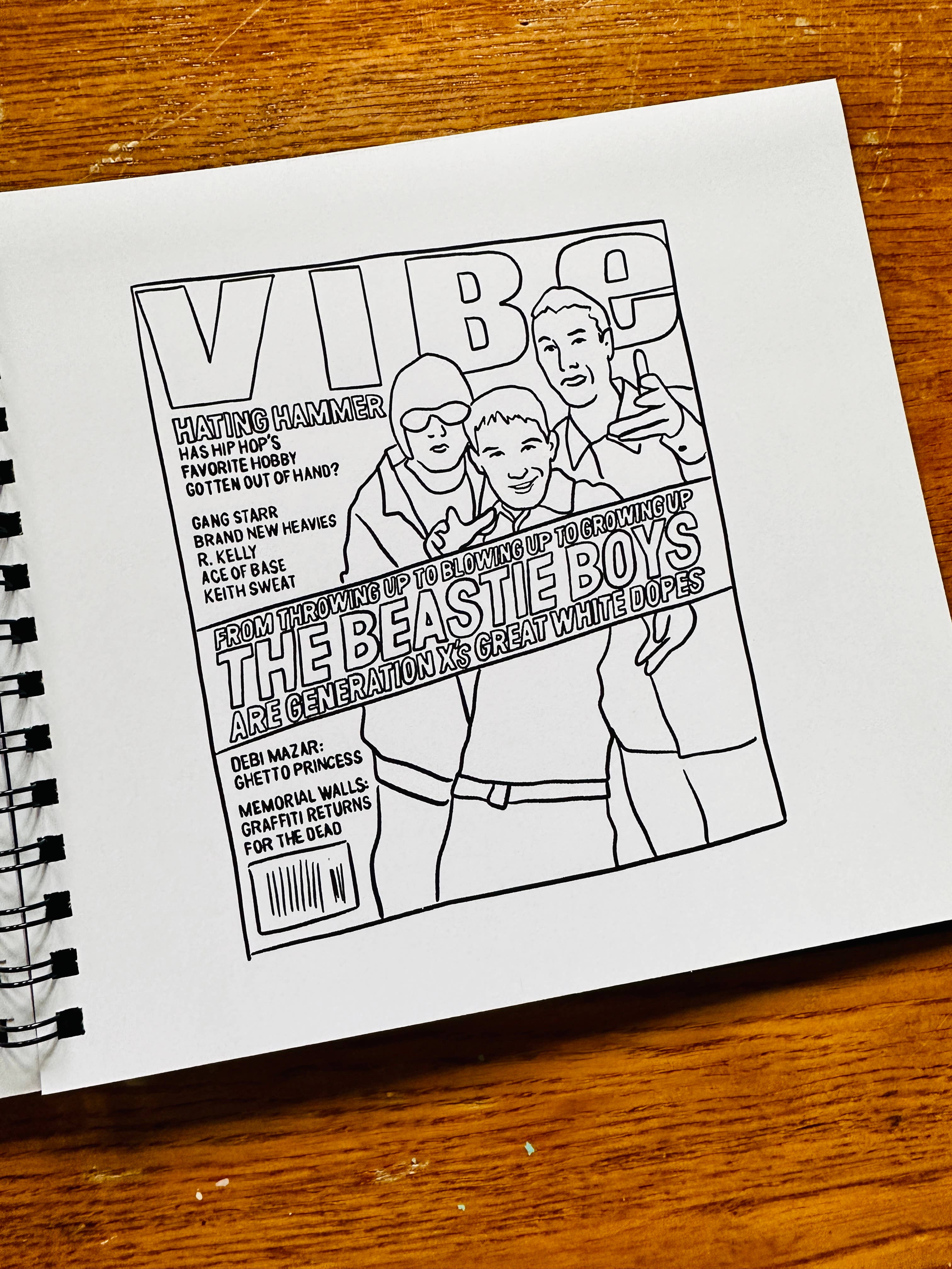 UNDERDOG NATION - Wholesale Coloring & Activity Book - Adult - Beastie Boys Pint Size Coloring Book3