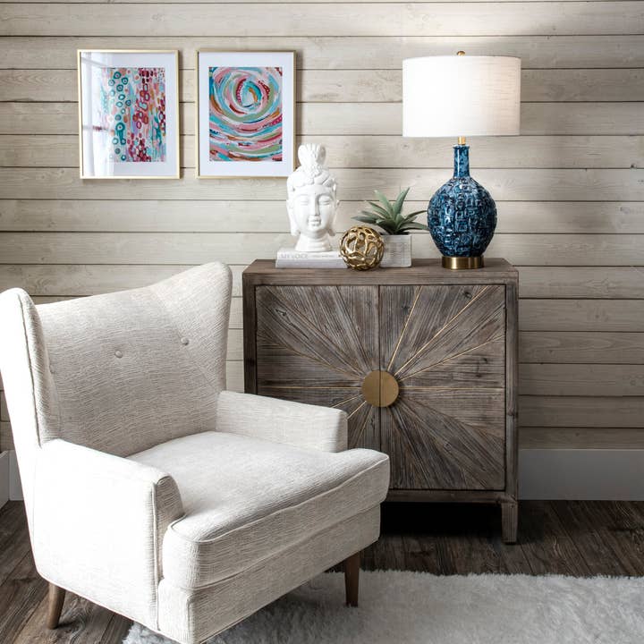 Blue Tucson 28" Ceramic Table Lamp for wholesale on Faire
