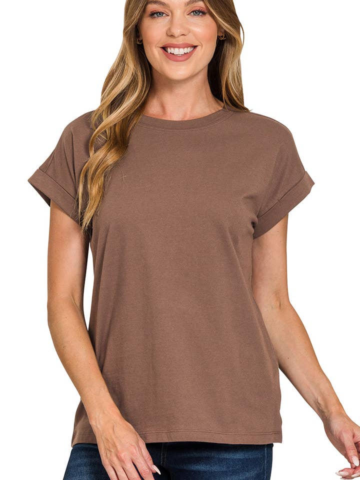 '.._ Cotton Crew Neck Short Sleeve T Shirt for wholesale by 42POPS