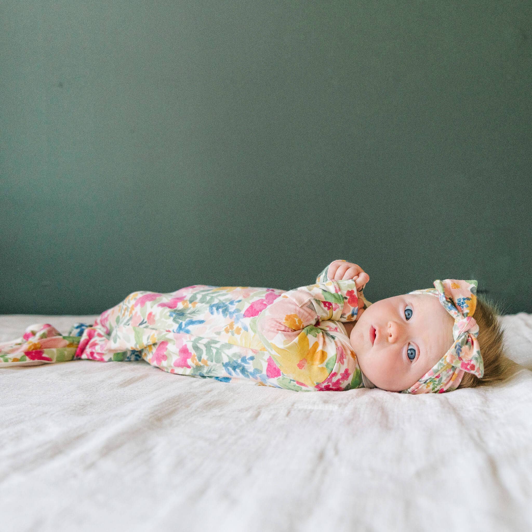 Copper Pearl - Wholesale Babygown - Baby - Newborn Knotted Gown - Lark4