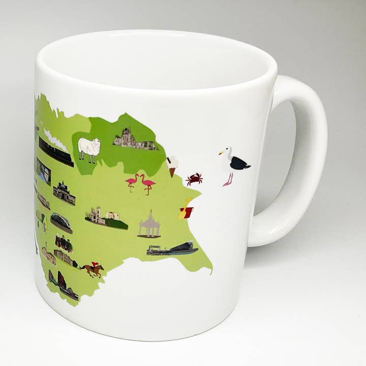 Yorkshire places Mug for wholesale by Character Shop