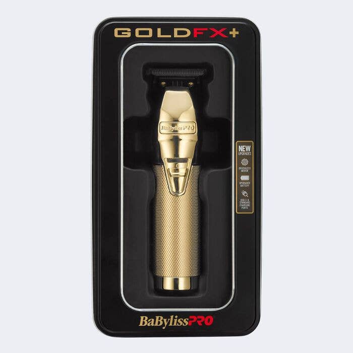 Salon Equipment Pros - Vente Tondeuse barbe – homme - BaBylissPRO Gold FX Plus Skeleton Tondeuse sans fil FX787NG4