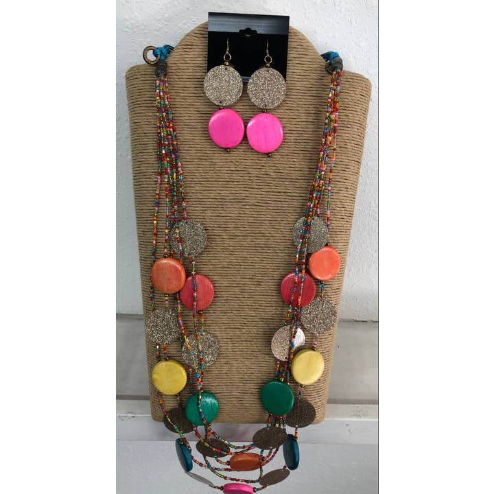 CORDONCINO CERATO TURCHESE REGOLABILE A QUATTRO FILI CON LEGNO TONDO A per la vendita all'ingrosso da parte di International Duru's