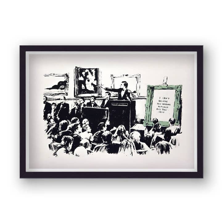 Gallery Print and Art – wholesale Art print – Banksy Auction Art V30
