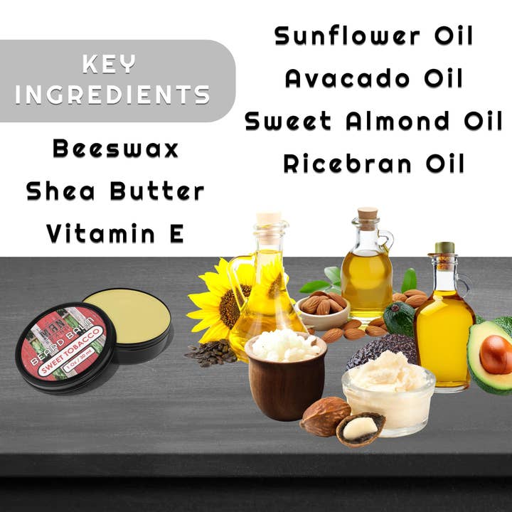 The Man Brand - Wholesale Beard Styling Product - Sweet Tobacco Beard Balm3