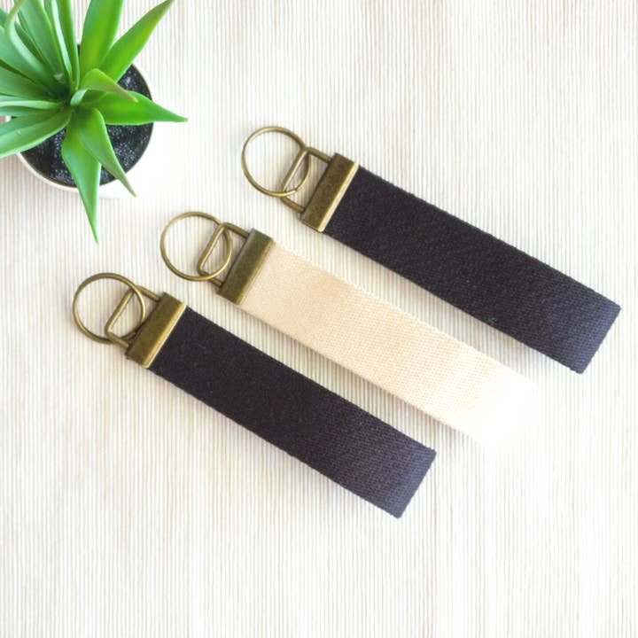 The Sonshine Prints - Wholesale Keychain - Unisex - Blank cotton canvas keychain