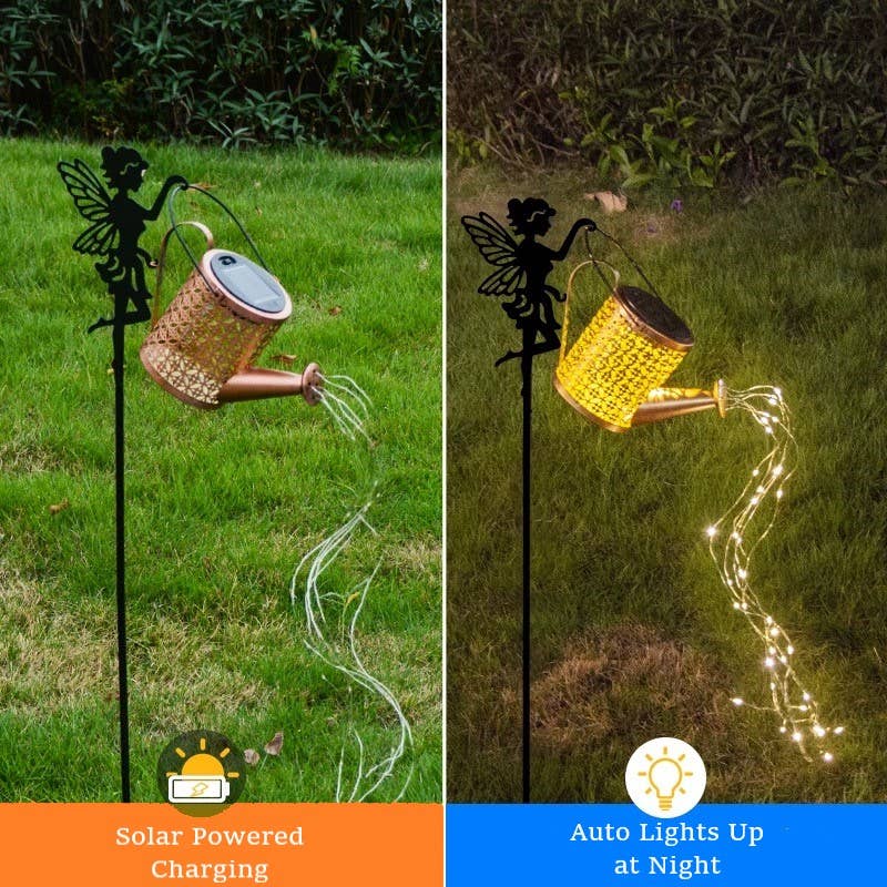 EP Design Lab - Vente Lampe d'extérieur/de jardin - Arrosoir à Lumières Solaires Féeriques3