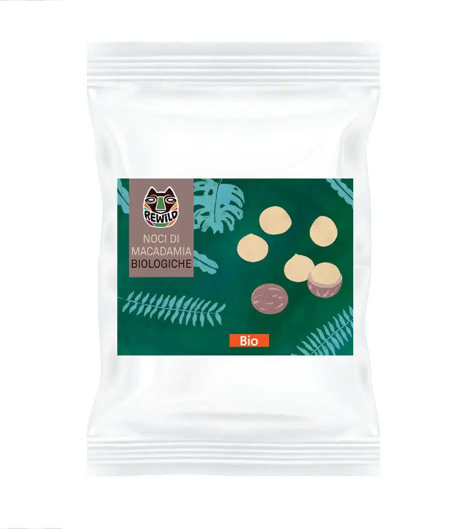Rewild Srl - Wholesale Nuts - ORGANIC MACADAMIA 100G, STYLE 11