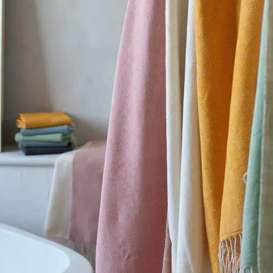 Almaz Handwoven Ethiopian Cotton Towel for wholesale by Sabahar Europe