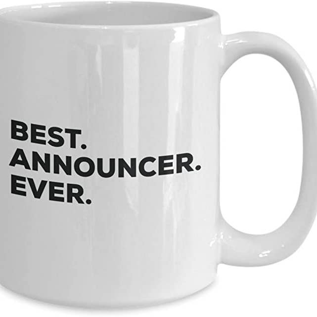 CustomHappy - Wholesale Coffee Mug - Best Announcer Ever Mug, Best Announcer Ever Gifts2