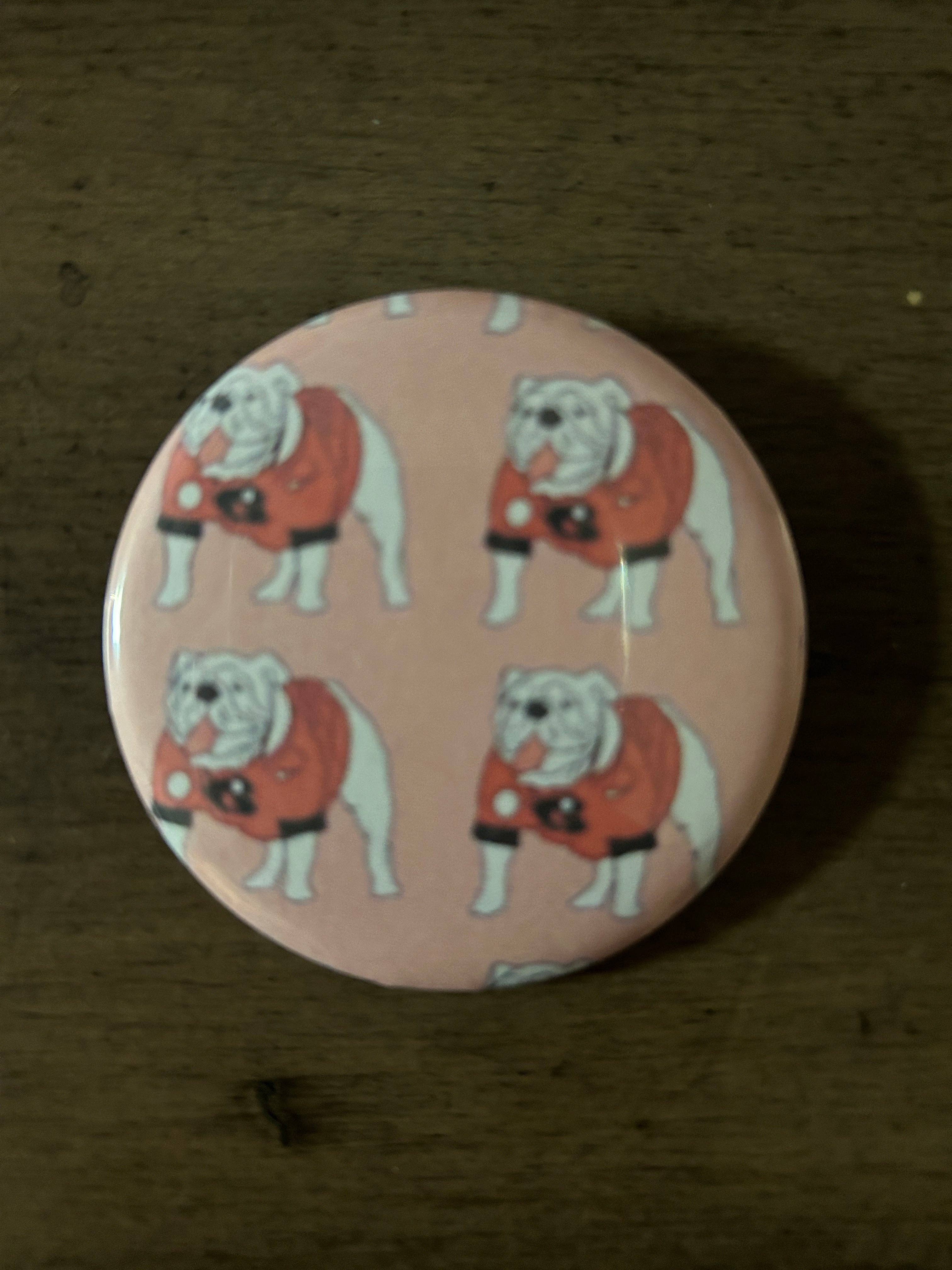 Vintage Brims - Vendita all'ingrosso Spilla da bavero - Spilla Bulldog Rosa0