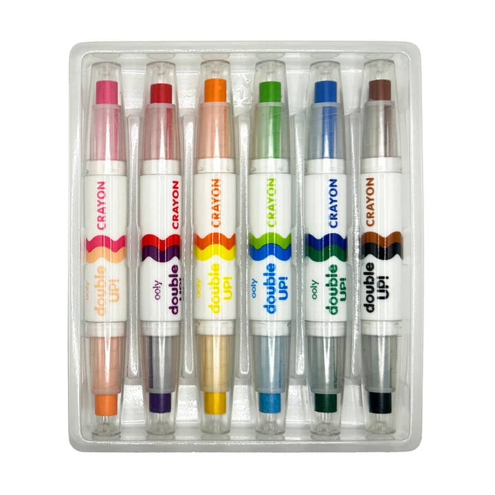 OOLY - Wholesale Crayons - Kids & Baby - Double Up!: Double-Ended Crayons (Set of 6 / 12 Colors)3