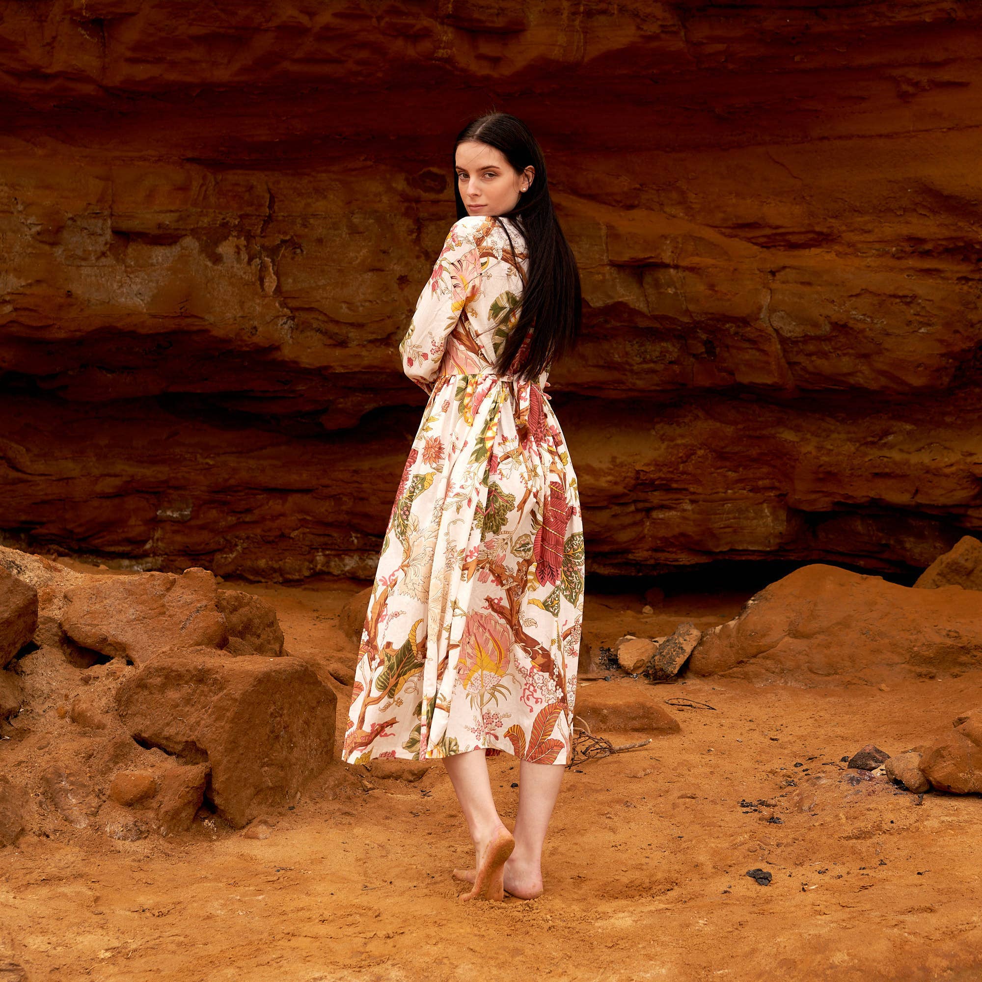 Boho-Eclectica - Wholesale Kaftan - Women's - Set of 2** Cotton Maxi Boho Summer Women's Dress1