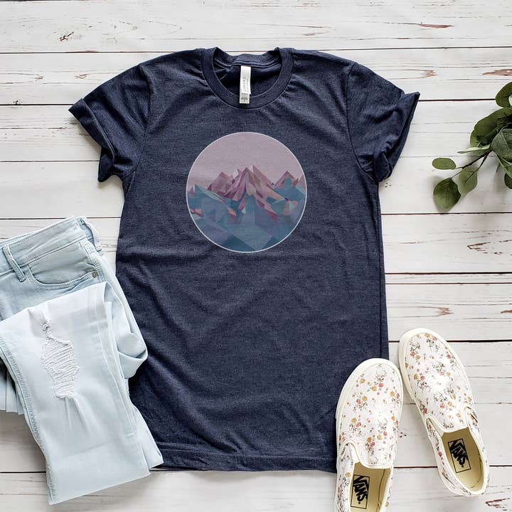 MONTAÑAS GEOMÉTRICAS | EXTERIOR | TALLAS XS-2XL para venta al por mayor de Loopty Loo Designs