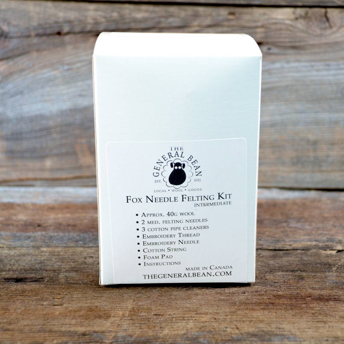 The General Bean – Kit de artesanato DIY por atacado – Kit de Feltragem com Agulha "Fox Name Drop" - Presente Personalizado3