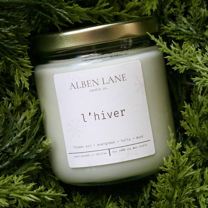 l'hiver for wholesale by Alben Lane Candle Co.