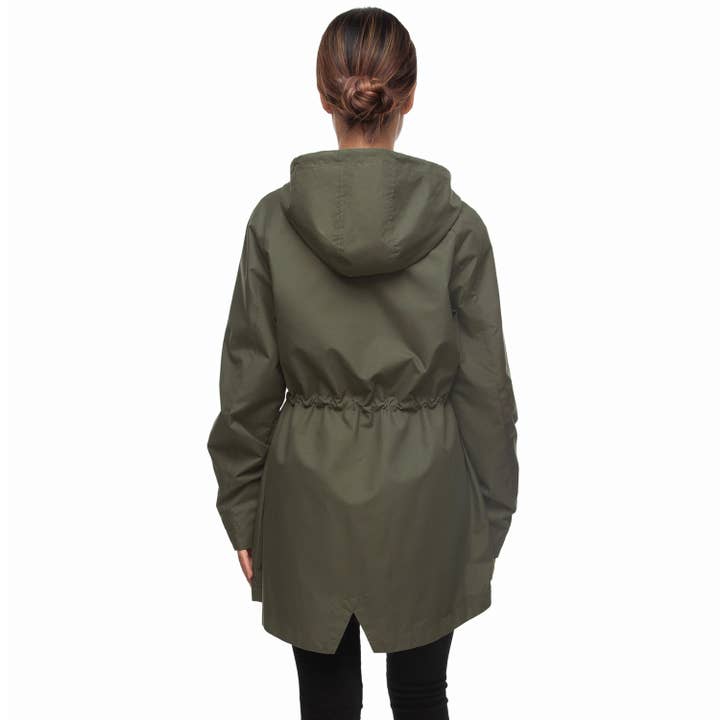Rokka & Rolla - Wholesale Windbreaker - Women's - Women's Trench Coat Windbreaker Jacket1