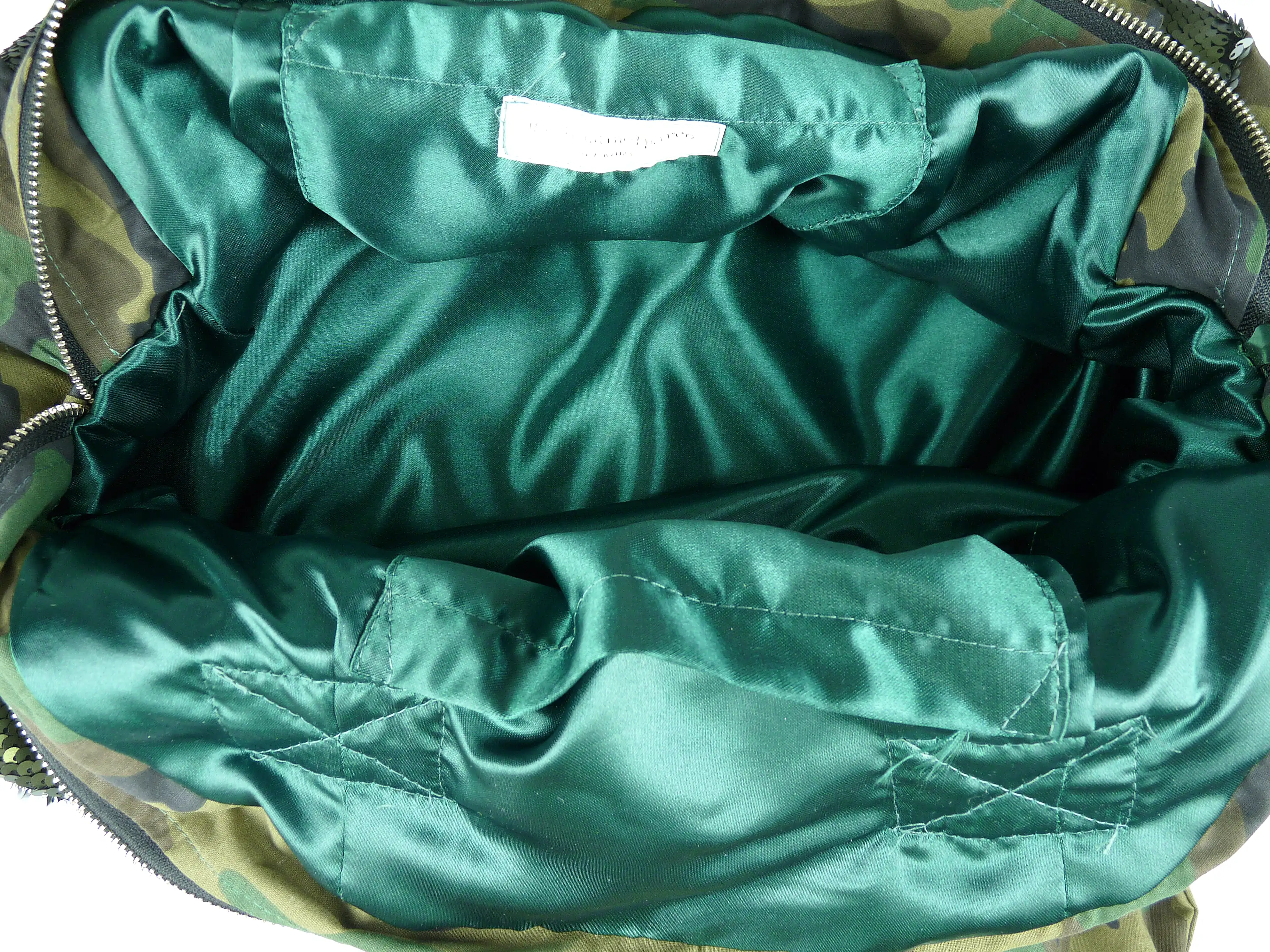 apiedinudinelparco - Wholesale Weekender Bag - Women's - ROUND CAMOUFLAGE BAG WITH REVERSIBLE SEQUINS CHIC3