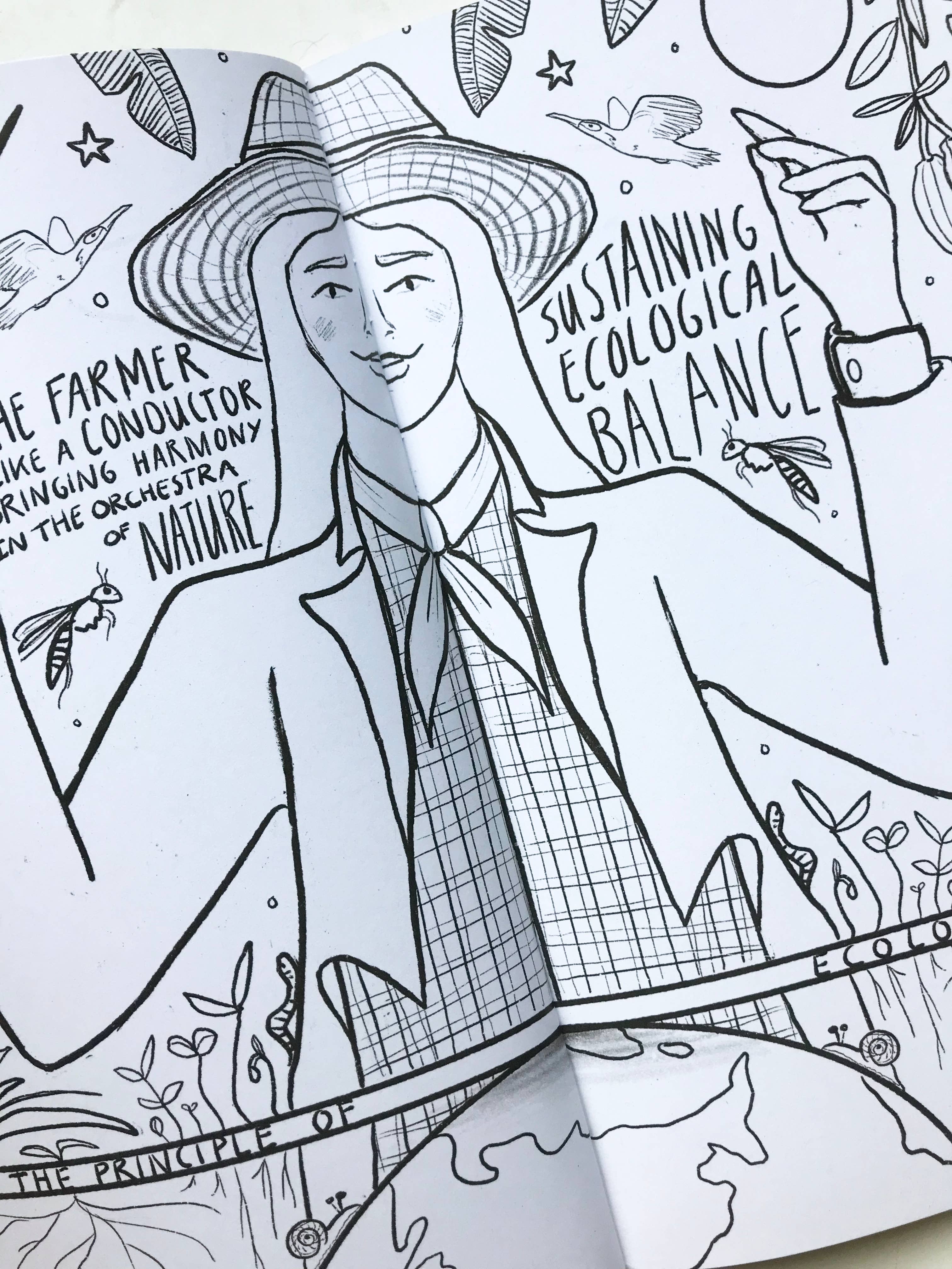 Katinka Feijs - Wholesale Coloring & Activity Book - Adult - Organic Agriculture Coloring Book4