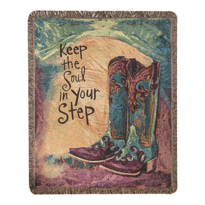 City Soul 50X60 Tapestry Throw for wholesale by Manual Woodworkers and Weavers, Inc.