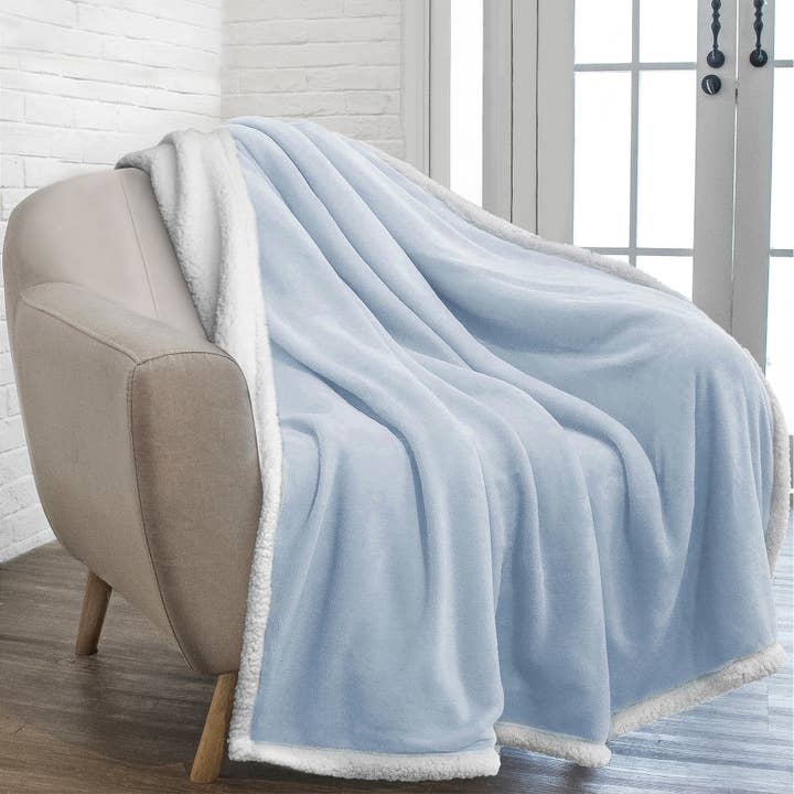 Pavilia - Vendita all'ingrosso Plaid - Coperta in pile Sherpa Premium