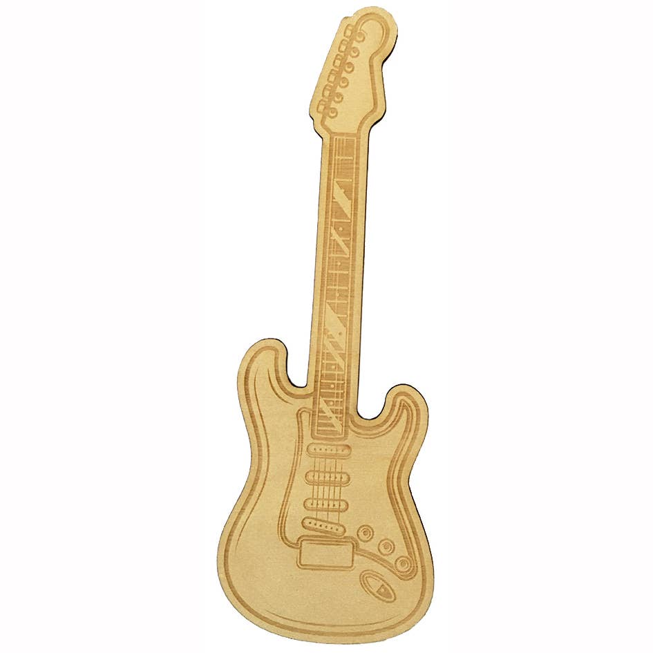 THE MUSIC GIFTS COMPANY – wholesale Bookmark – Bookmark Wooden Electric Guitar0