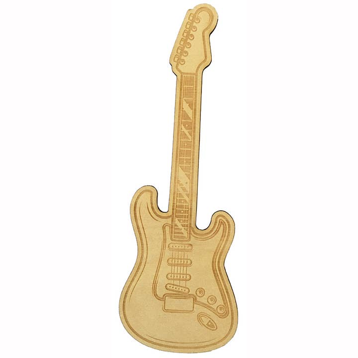 THE MUSIC GIFTS COMPANY – wholesale Bookmark – Bookmark Wooden Electric Guitar