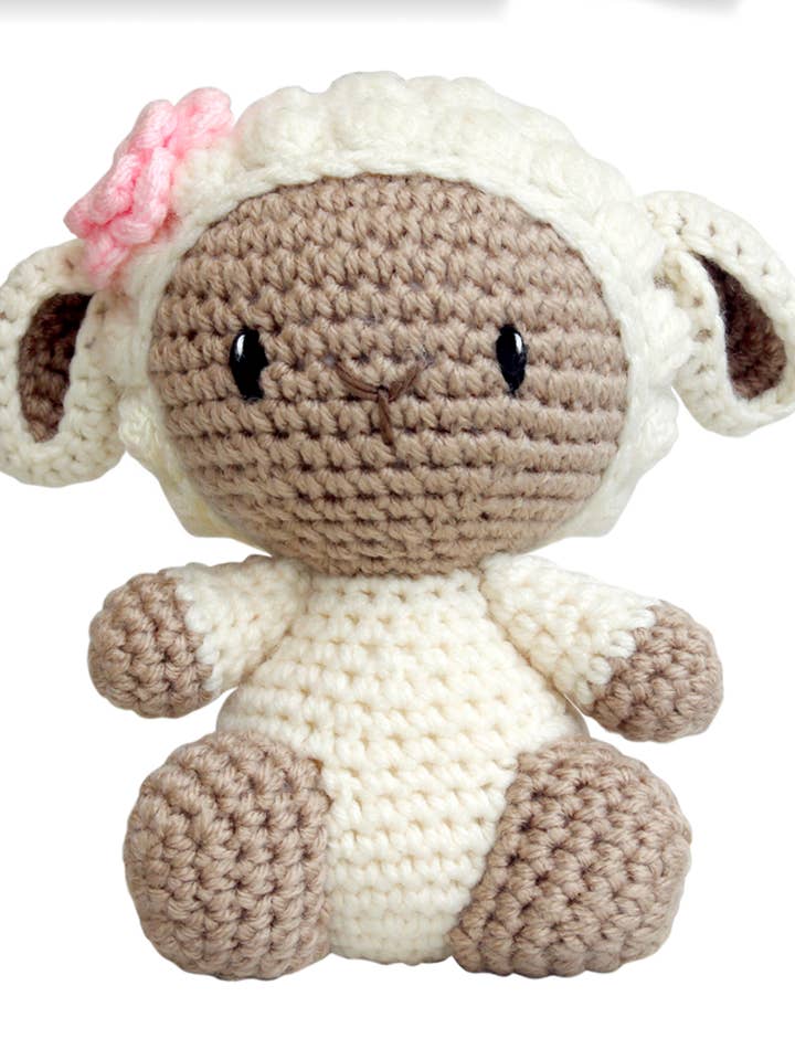 Poupée en maille de mouton pour la vente par Silk Road Bazaar