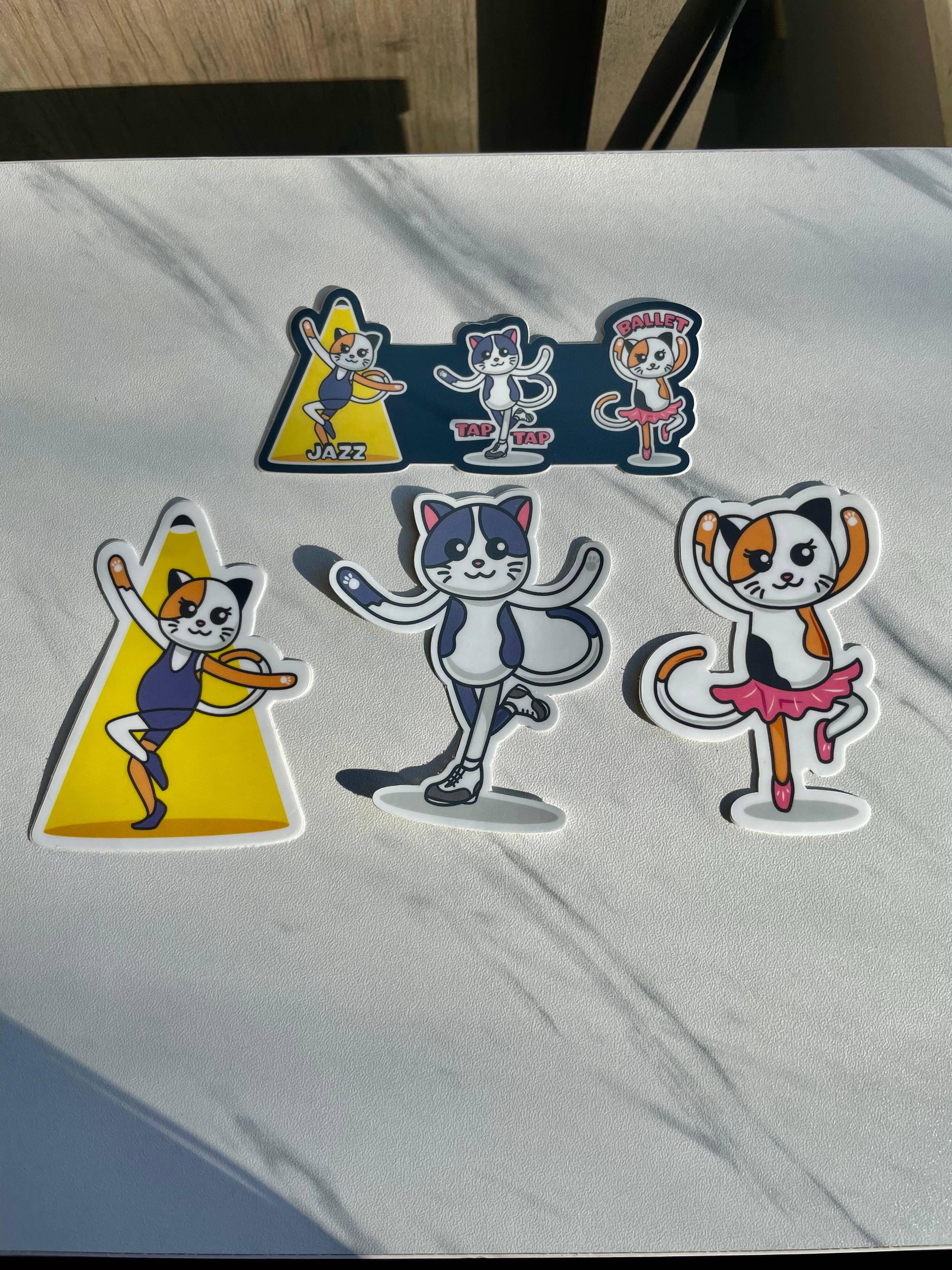 Denali & Co. - Venta al por mayor Pegatina - CAT-egorías de Pegatinas de Baile, 4 Opciones3