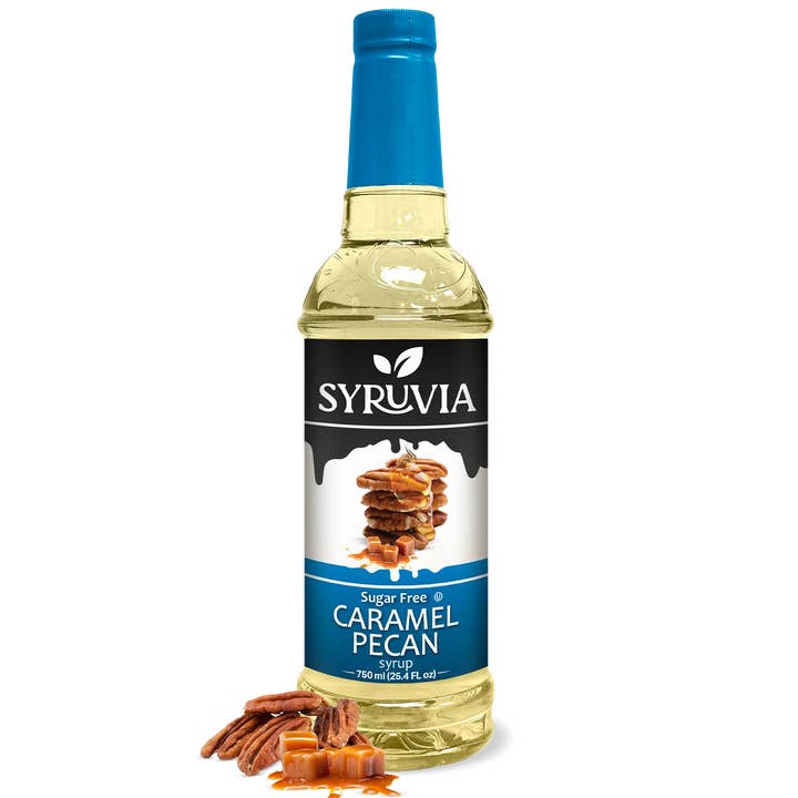 Sugar-Free Caramel Pecan Syrup for wholesale by Syruvia