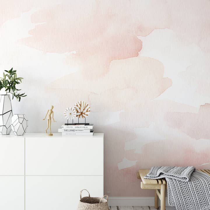 Timberlea - Wholesale Wallpaper - Hand Painted Watercolor Wallpaper. Peel and Stick.1