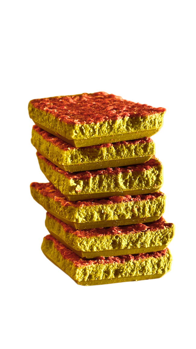 Vital Leaf - Vente Barre chocolatée - Tablette de chocolat Matcha pour réduire le stress et améliorer la concentration : boîte de 124