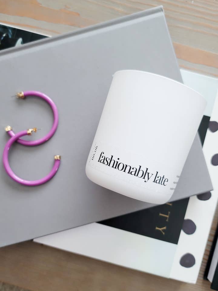 Fashionably Late Candle for wholesale by Honey + Home