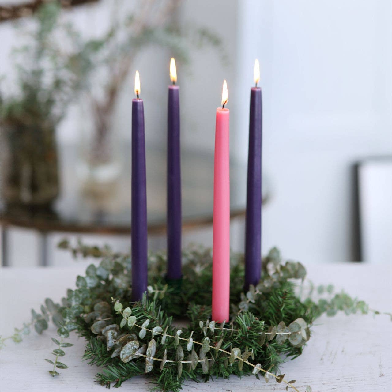 Big Dipper Wax Works - Wholesale Tapered Candle/Candlestick - Taper Candles – 100% Pure Beeswax – Advent 12” Hand-Dipped4
