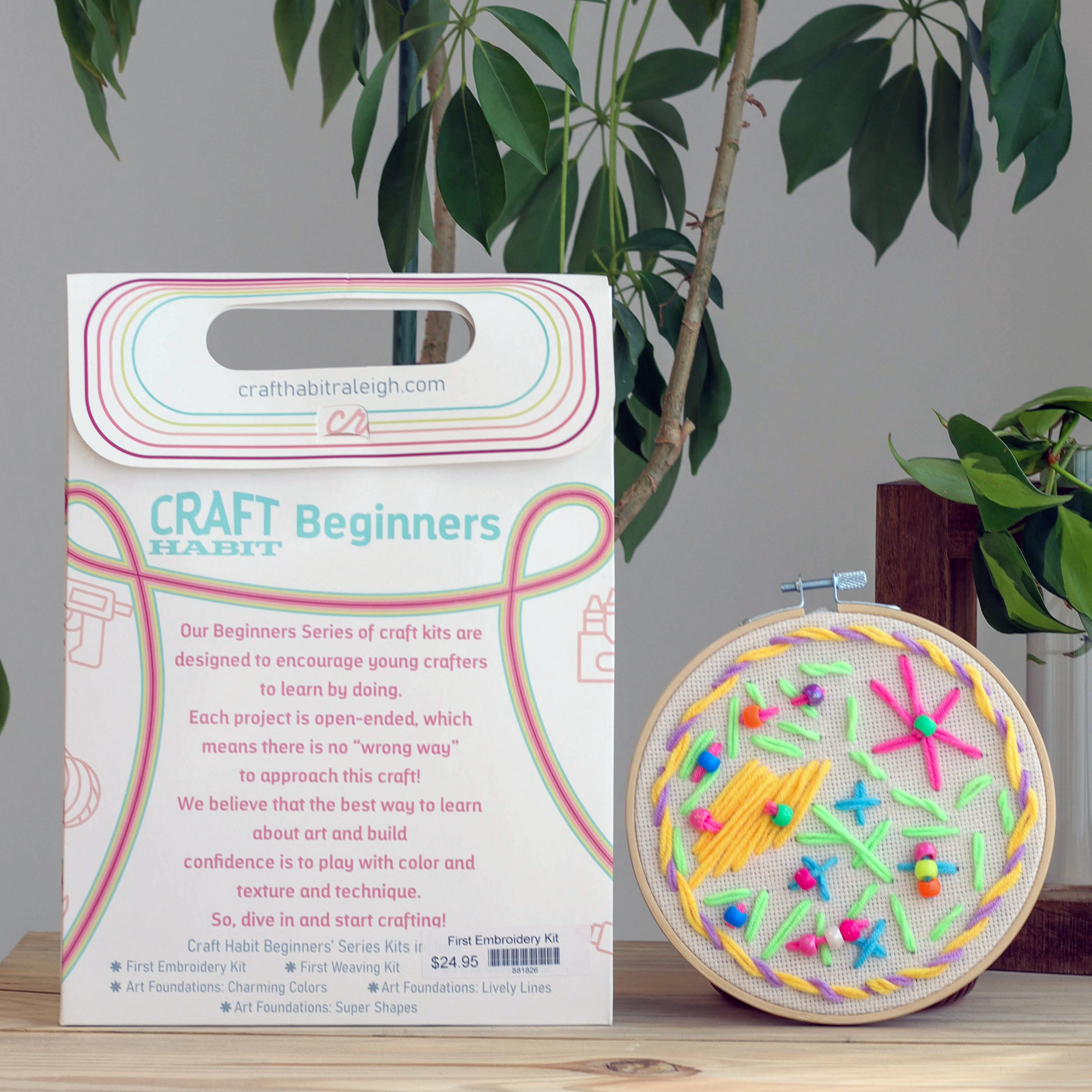 Craft Habit - Wholesale DIY Craft Kit - Kids - First Embroidery Kit1