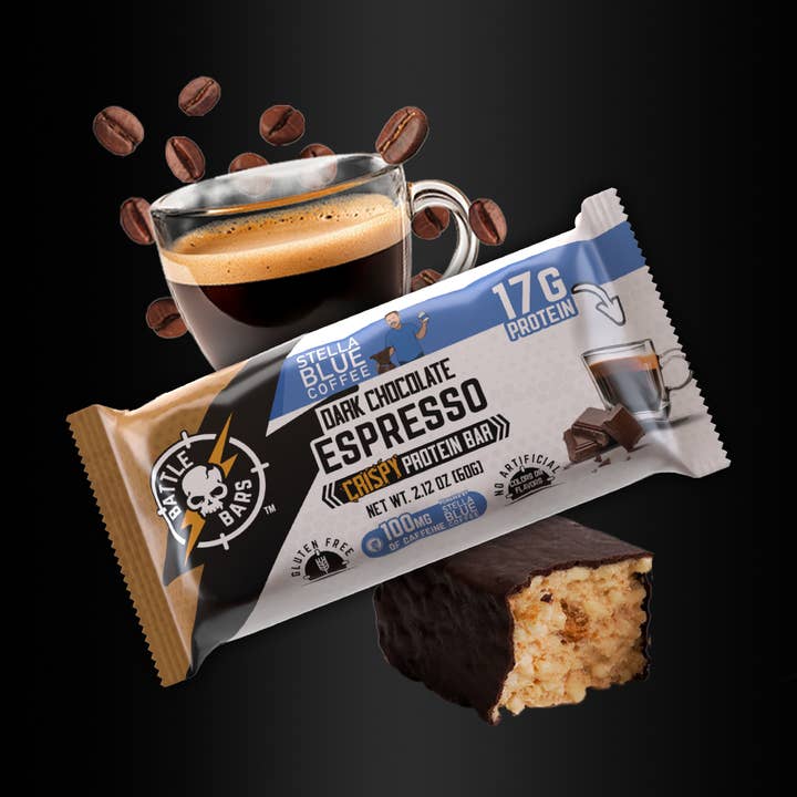 DARK CHOCOLATE ESPRESSO - 24 COUNT for wholesale by Battle Bars