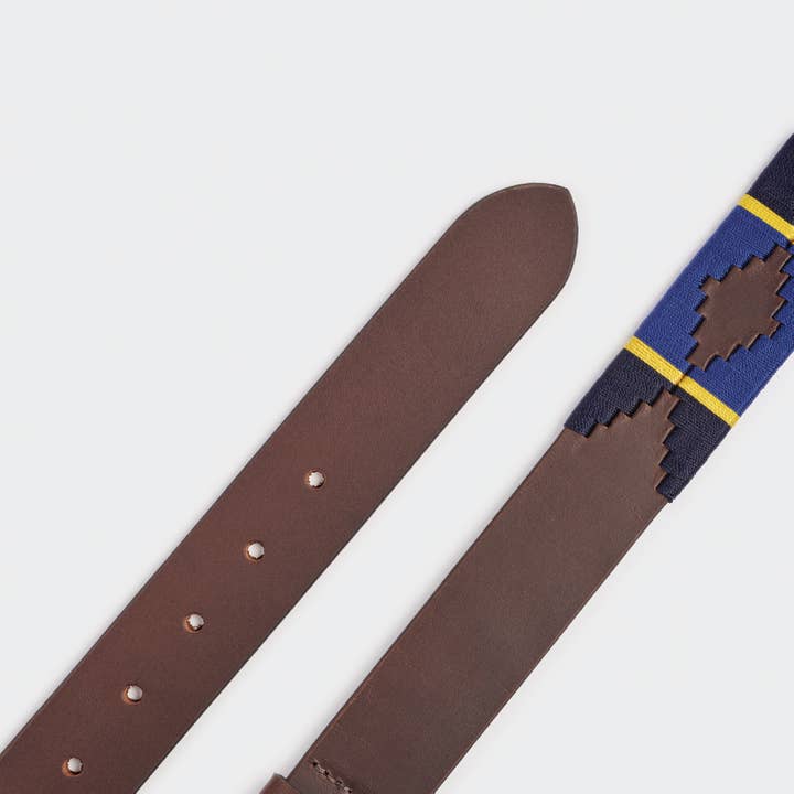 Ibex England - Vendita all'ingrosso Cintura - Uomo - Cintura Polo Ibex England - Navy/Blu/Giallo1