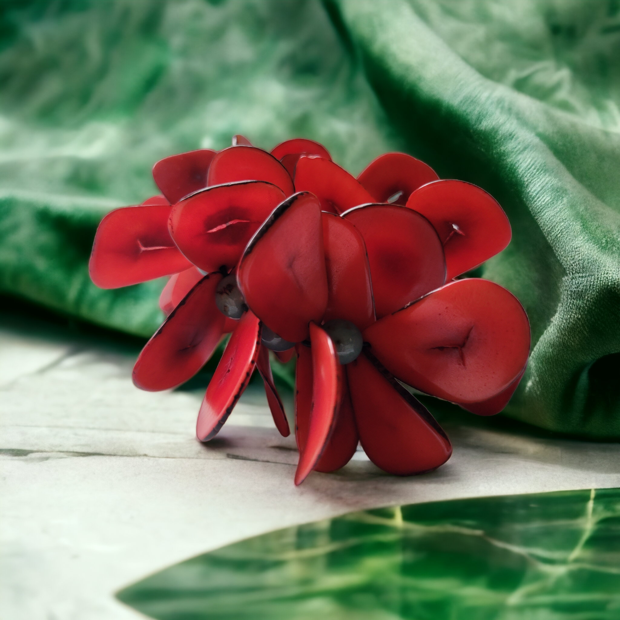 Organic jewelry by Allie – Großhandel Perlenarmband – Oahu Lei-Stil Tagua-Armband Insel-Strand-Schmuck8