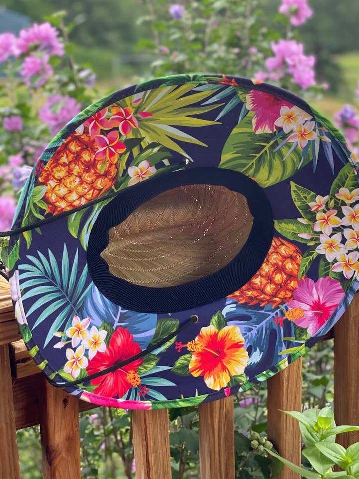 Pineapple Straw Hat for wholesale by It's The Beach