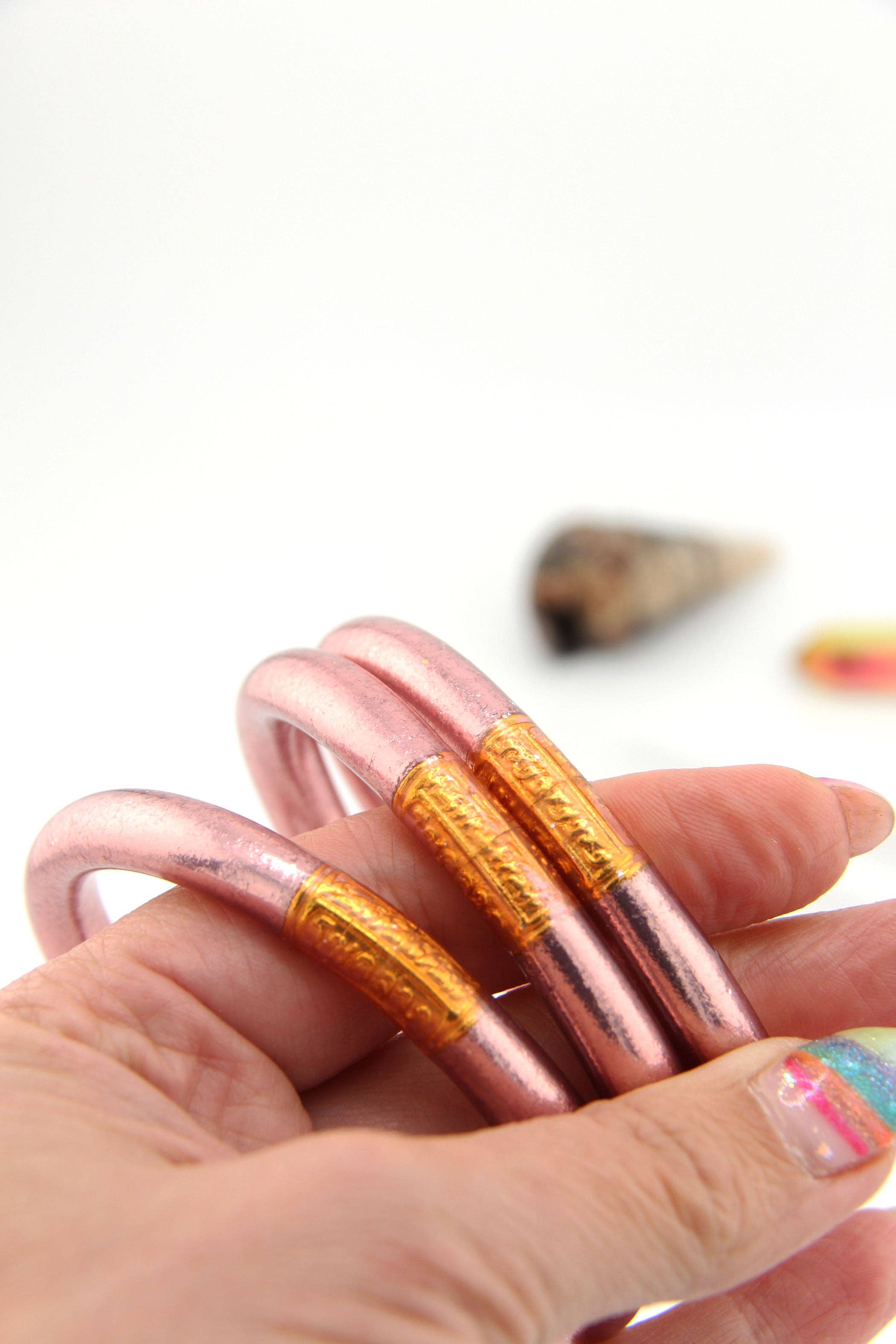 Woman Shops World - Wholesale Bangle Bracelet - Single Luxe Thai Buddhist Temple Bracelets, Mantra Bangle4